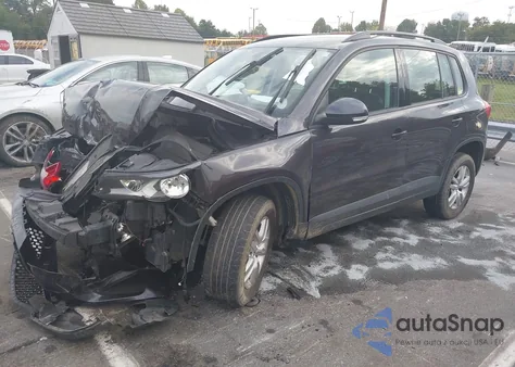 2016 Volkswagen Tiguan S из США, поврежденный, VIN WVGBV7AX4GW564591